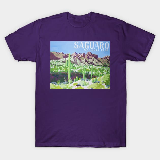 Saguaro National Park T-Shirt by LadyElizabeth